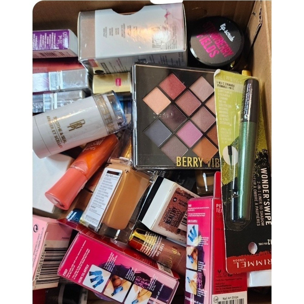 5 Pound Box of Assorted‎ Full Size Makeup & Beauty Lot